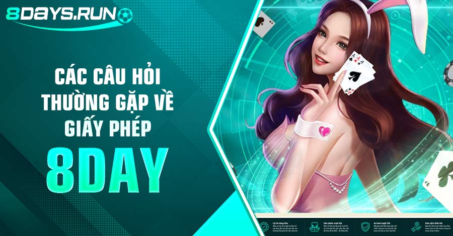 Các câu hỏi thường gặp về giấy phép 8DAY