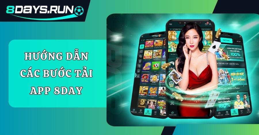 Hướng dẫn các bước tải app 8DAY chi tiết